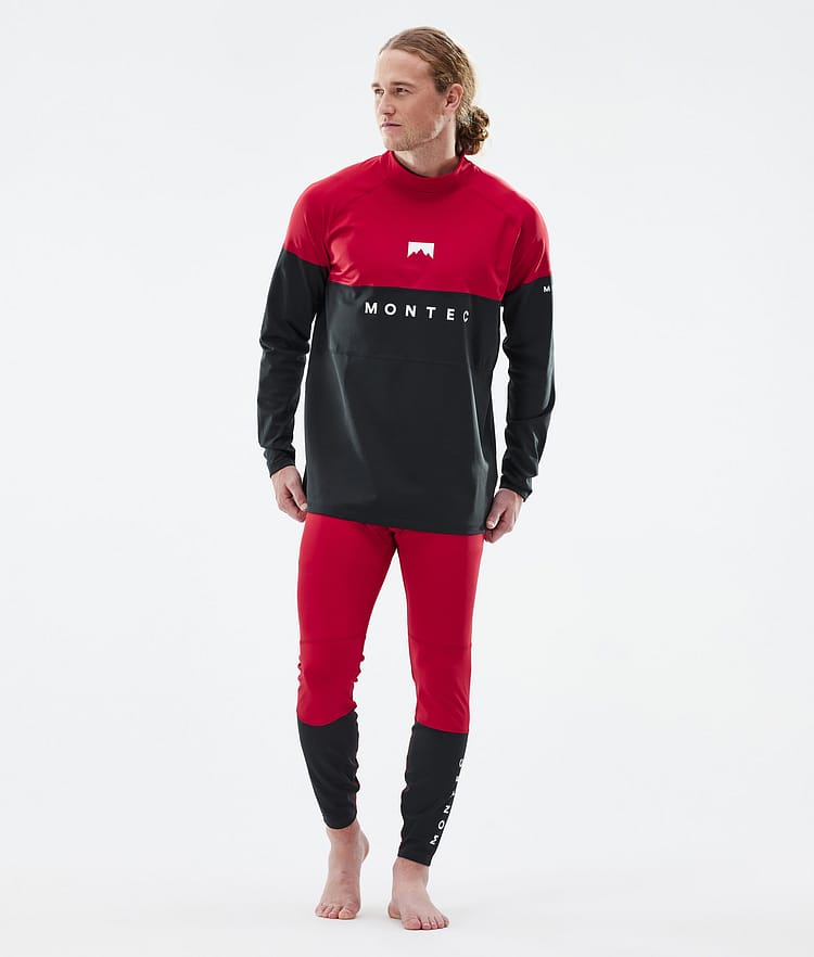 Montec Alpha Basislaag Broek Heren Deep Red/Black, Afbeelding 3 van 7