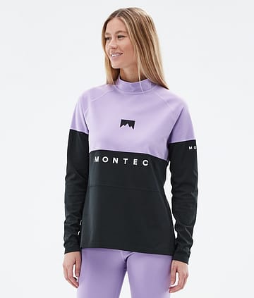 Montec Alpha W Termotričko Dámské Faded Violet/Black