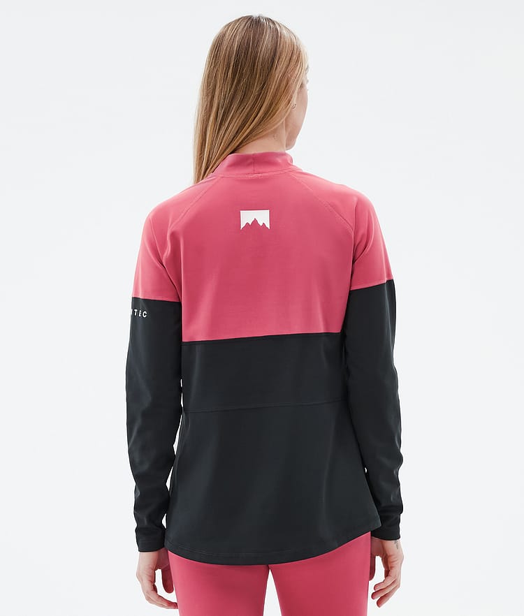 Montec Alpha W Maglia Termica Donna Light Red/Black, Immagine 5 di 5