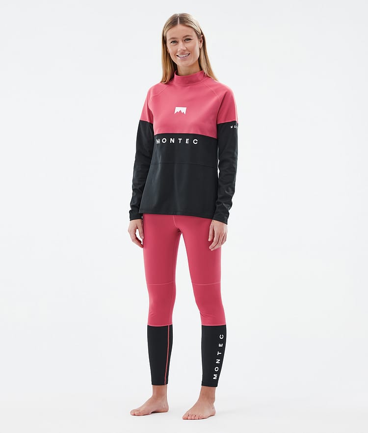 Montec Alpha W Basislaag Broek Dames Light Red/Black, Afbeelding 3 van 7