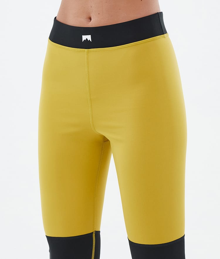 Montec Alpha W Pantaloni Termici Donna Yellow/Black/Light Red, Immagine 5 di 7