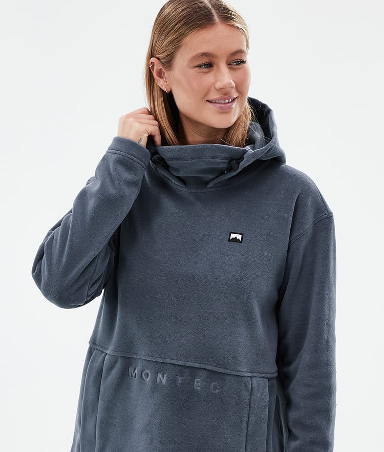 Montec Delta W Fleece Hoodie Dames Metal Blue, Afbeelding 2 van 7