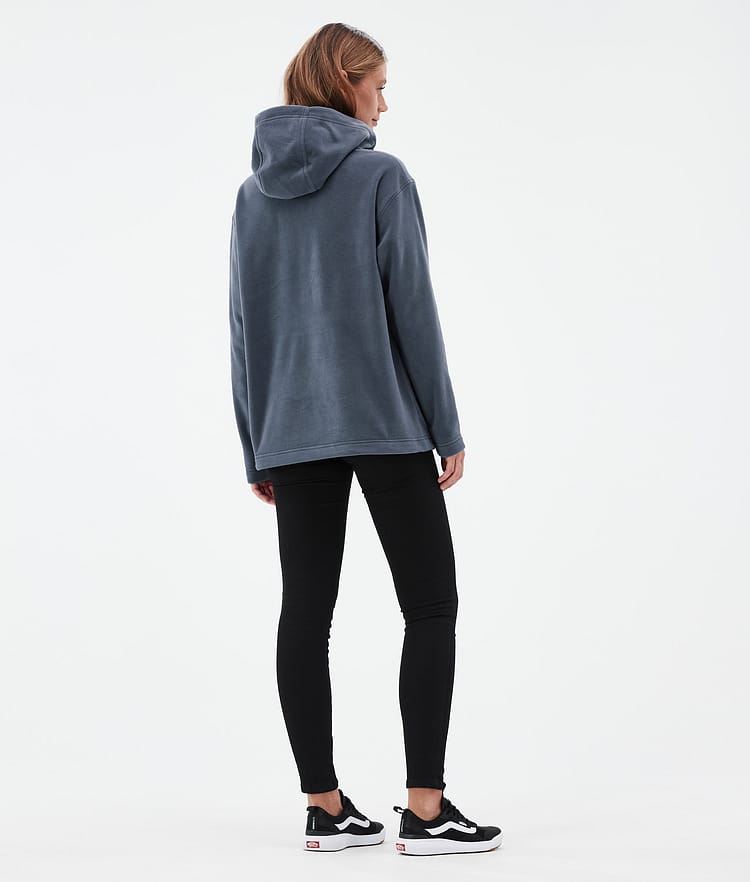 Montec Delta W Fleece Hoodie Dames Metal Blue, Afbeelding 4 van 7