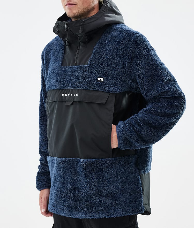 Montec Lima Fleece Hoodie Heren Dark Blue/Black, Afbeelding 7 van 8