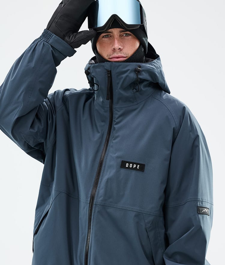 Dope Spartan Snowboard Jacket Men Metal Blue Renewed, Image 2 of 9