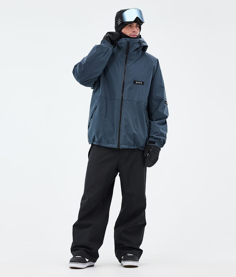 Dope Spartan Snowboard Jacket Men Metal Blue Renewed, Image 3 of 9