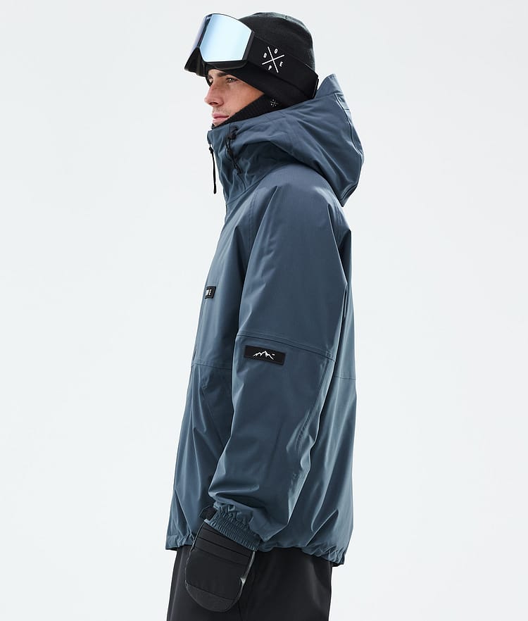 Dope Spartan Snowboard Jacket Men Metal Blue Renewed, Image 6 of 9
