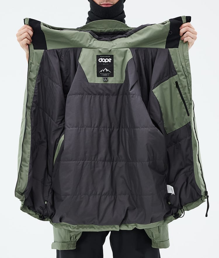 Dope Spartan Ski jas Heren Moss Green, Afbeelding 9 van 9