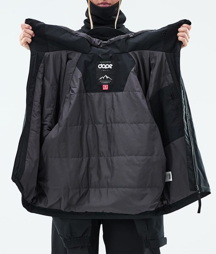 Dope Spartan W Giacca Snowboard Donna Black, Immagine 9 di 9