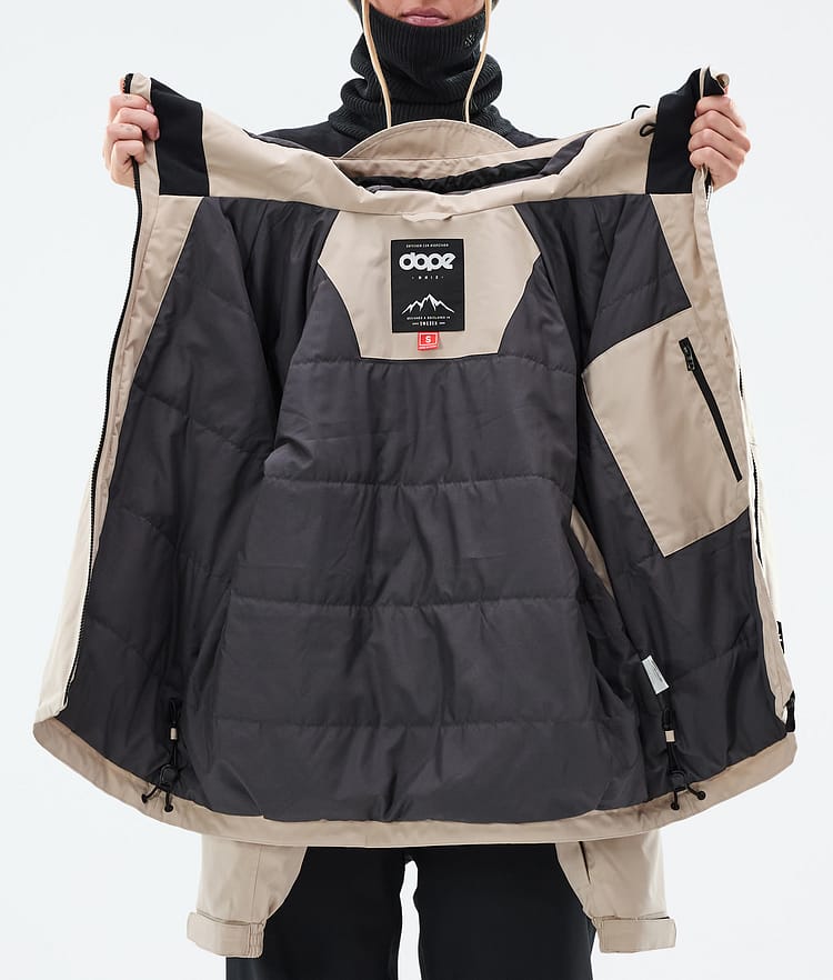 Dope Spartan W Giacca Snowboard Donna Sand, Immagine 9 di 9