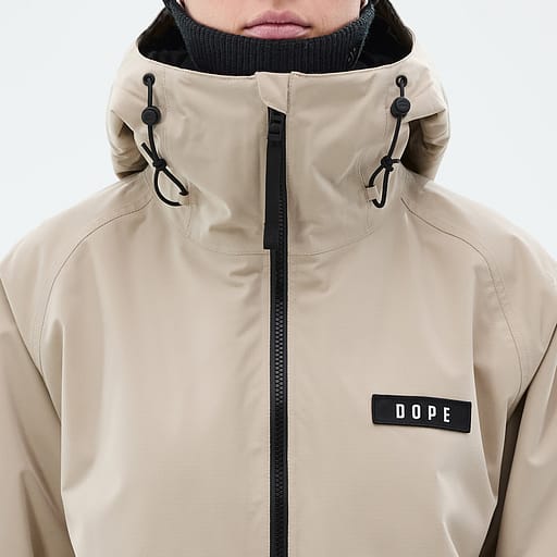 Přední zip s vnitřní klopou