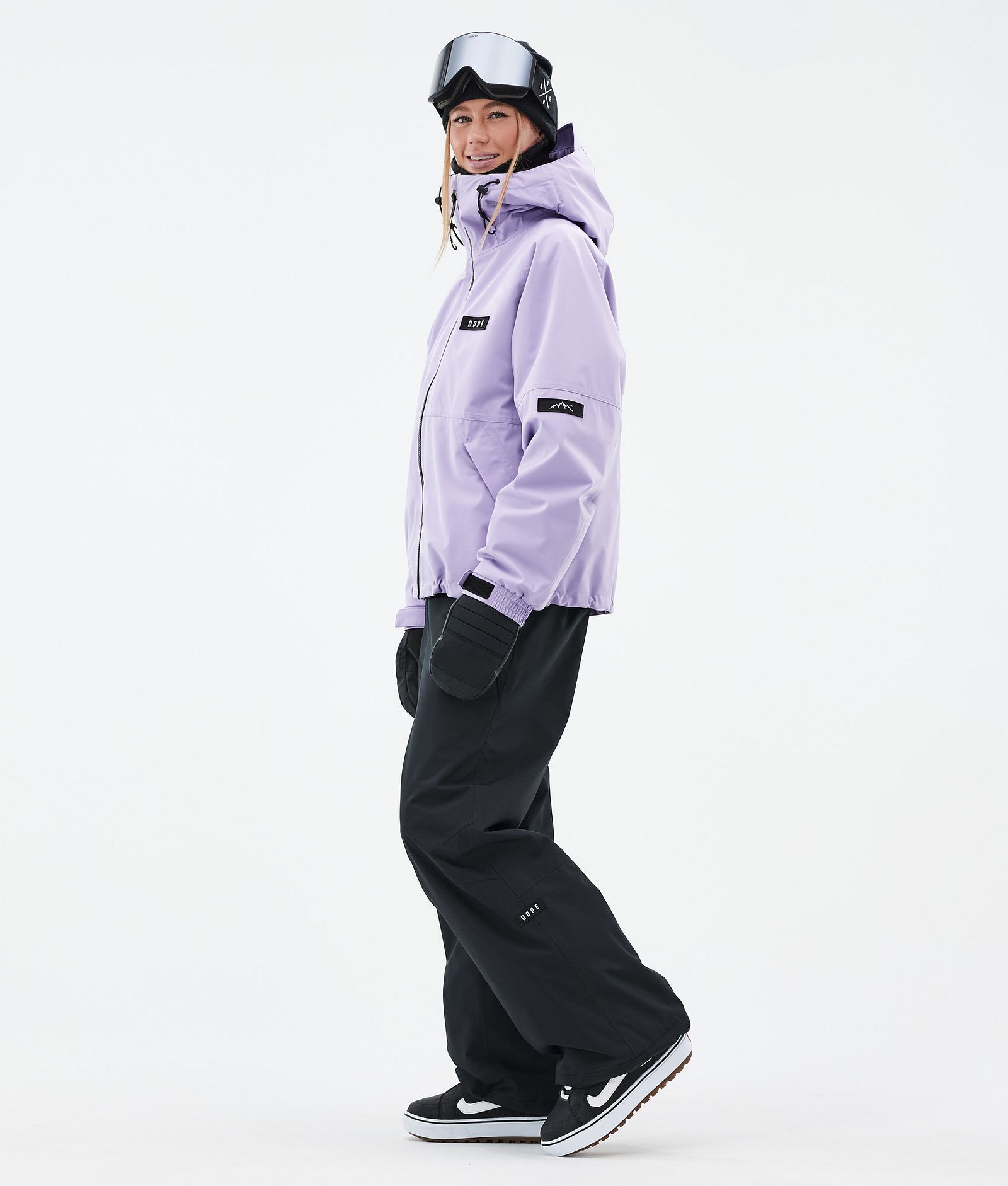 Dope Spartan W Giacca Snowboard Donna Faded Violet, Immagine 3 di 8