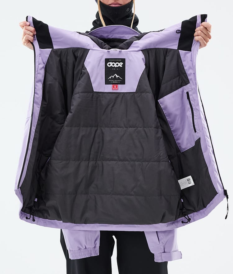 Dope Spartan W Giacca Snowboard Donna Faded Violet, Immagine 9 di 9