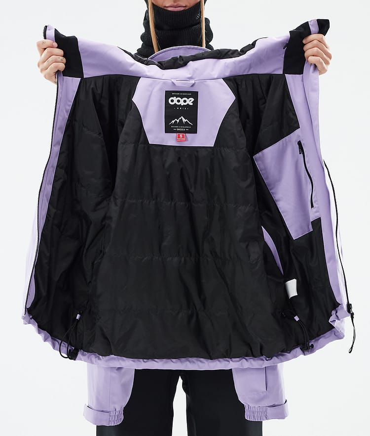 Dope Spartan W Giacca Snowboard Donna Faded Violet, Immagine 8 di 8