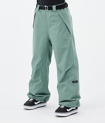 Dope Big W 2024 Pantalon de Snowboard Femme Faded Green