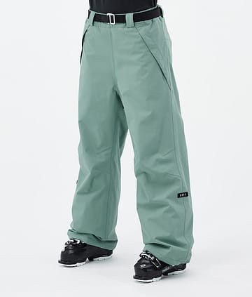 Dope Big W 2024 Lyžařské Kalhoty Dámské Faded Green