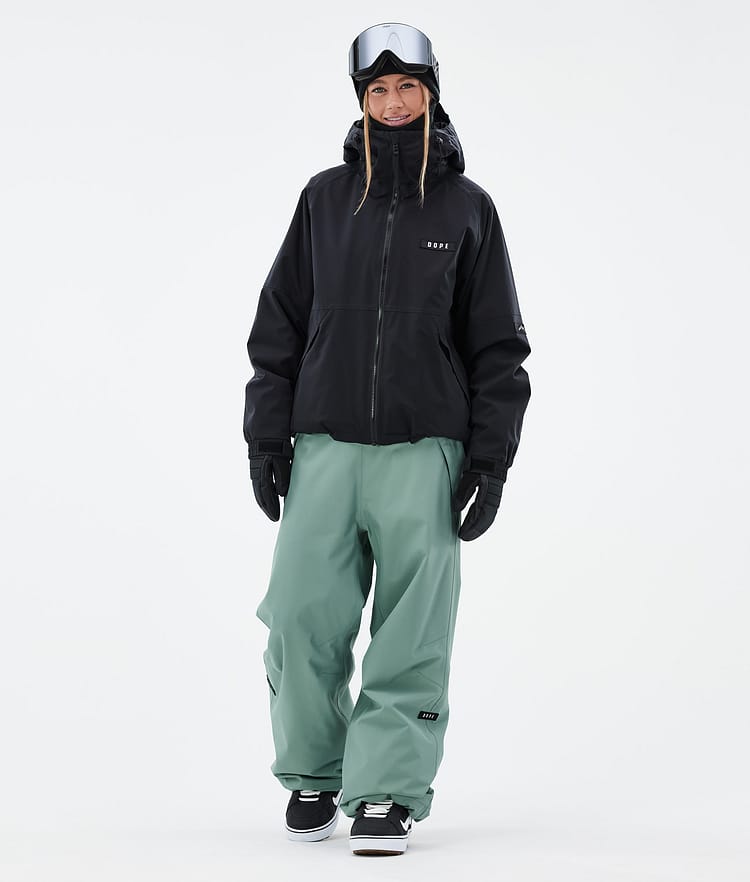 Dope Big W 2024 Pantalon de Snowboard Femme Faded Green, Image 2 sur 5