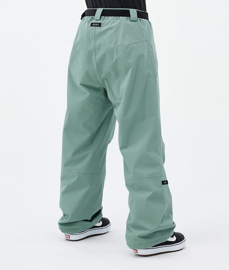 Dope Big W 2024 Pantalon de Snowboard Femme Faded Green, Image 4 sur 5