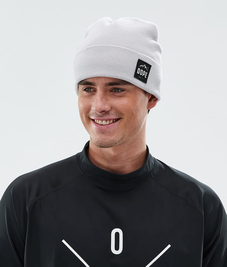 Dope Paradise Beanie Light Grey, Image 2 of 3