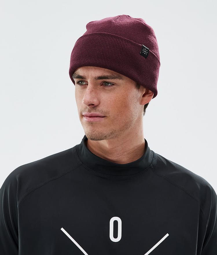 Dope Solitude Beanie Burgundy, Image 3 of 4
