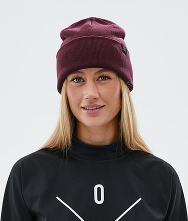 Dope Solitude Beanie Burgundy