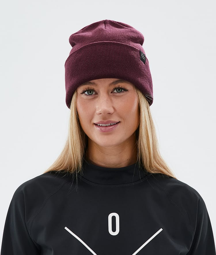 Dope Solitude Beanie Burgundy, Image 4 of 4