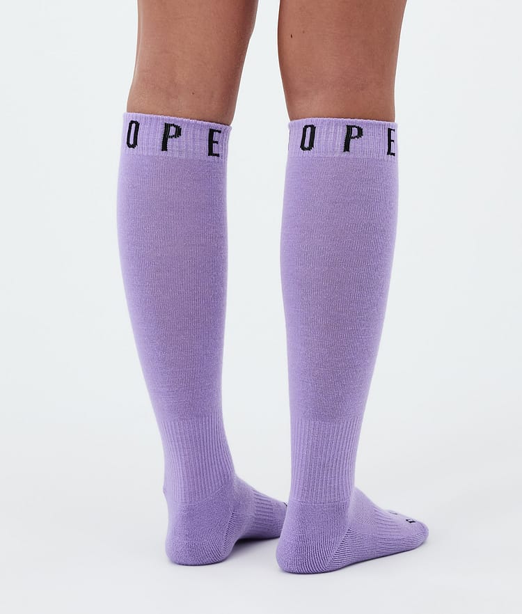 Dope Essential Chaussettes de ski Faded Violet, Image 3 sur 3