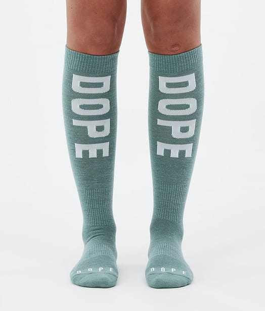 Dope Essential Calcetines para esquí Faded Green