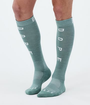 Dope Essential Chaussettes de ski Faded Green