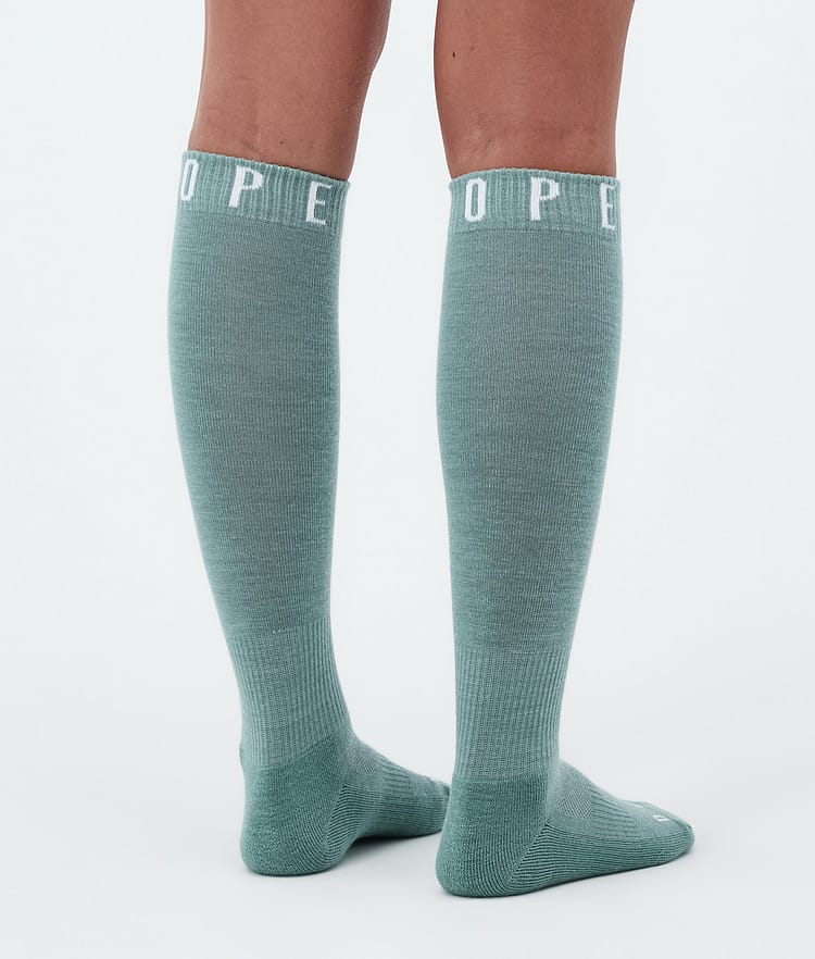 Dope Essential Chaussettes de ski Faded Green, Image 3 sur 3