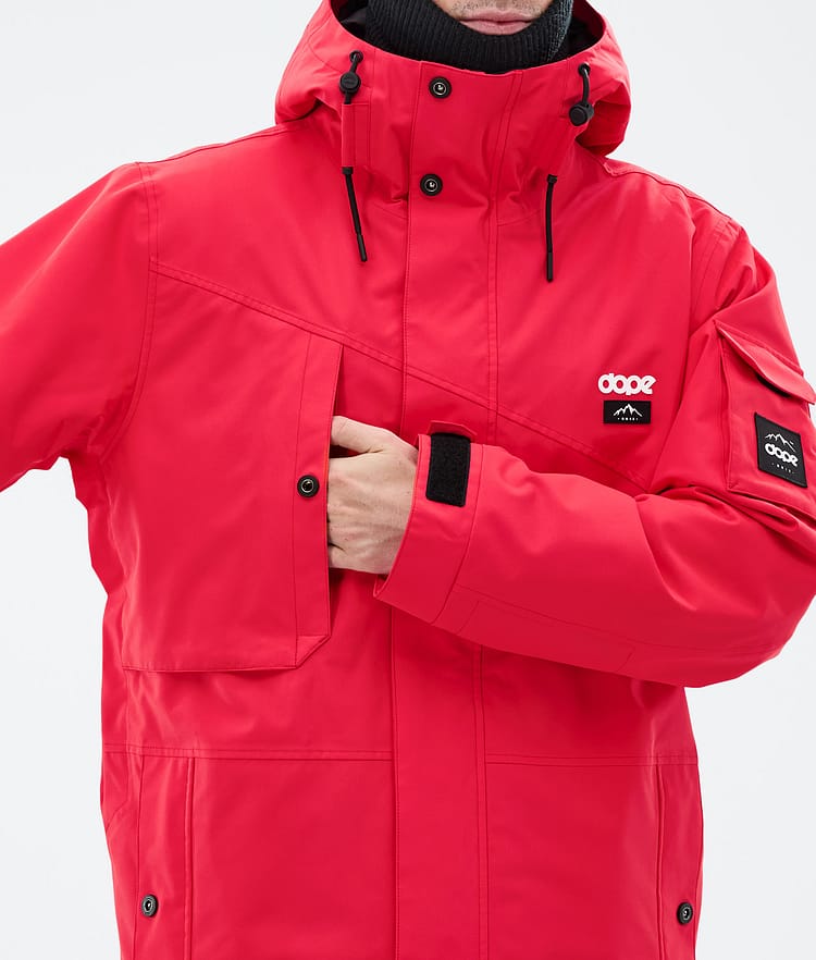 Dope Adept Ski Jacket Men Red, Image 8 of 9