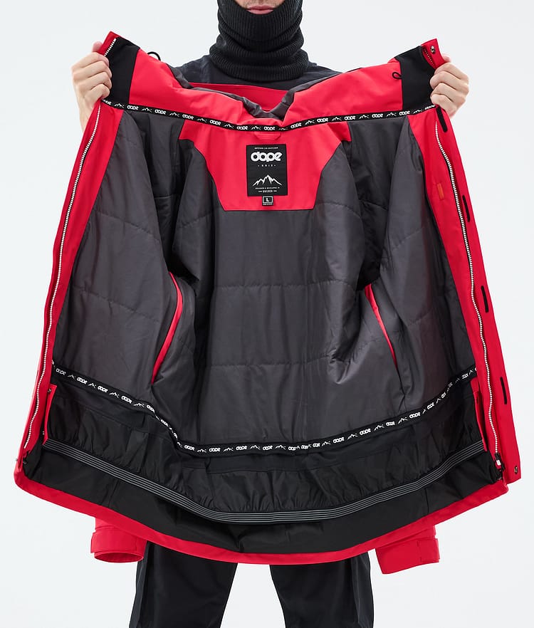 Dope Adept Veste Snowboard Homme Red, Image 9 sur 9