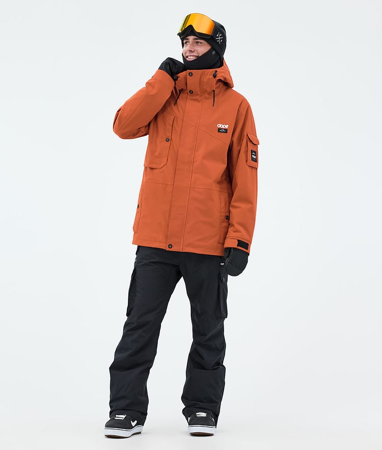 Dope Adept Snowboard Jacket Men Burned Orange, Image 2 of 9