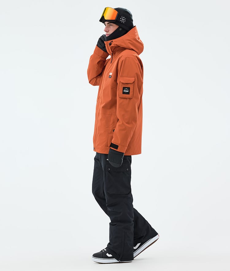 Dope Adept Snowboard Jacket Men Burned Orange, Image 3 of 9