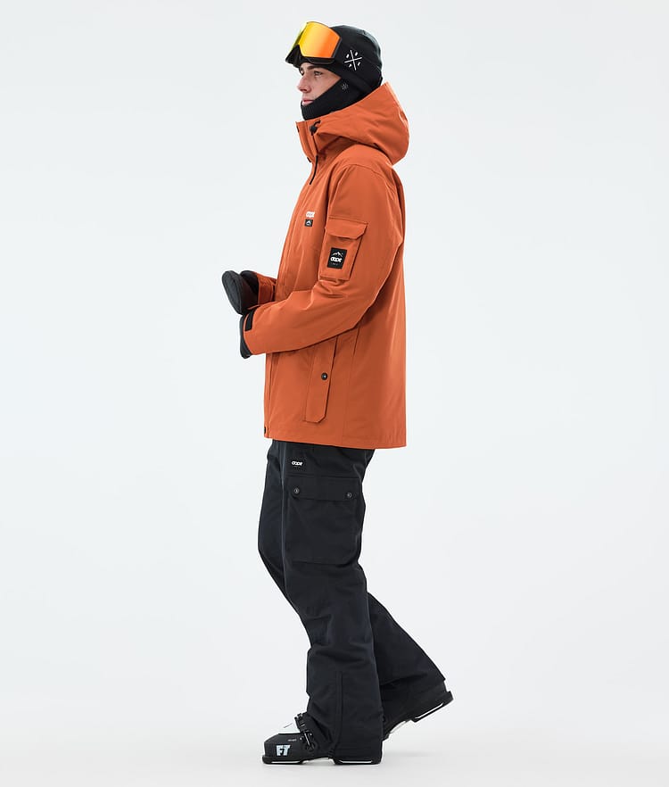 Dope Adept Ski Jacket Men Burned Orange, Image 3 of 9
