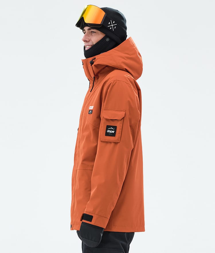 Dope Adept Ski Jacket Men Burned Orange, Image 5 of 9