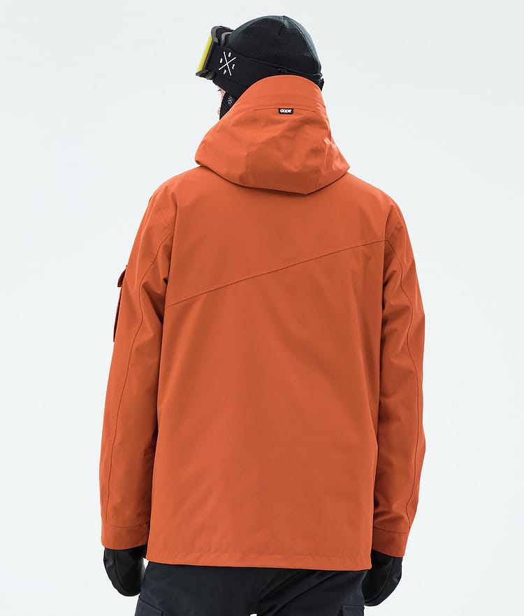 Dope Adept Ski Jacket Men Burned Orange, Image 6 of 9