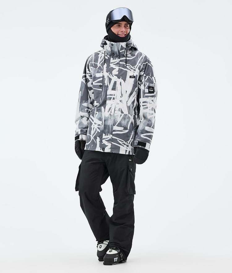 Dope Adept Ski Jacket Men Scribble Black, Image 2 of 9