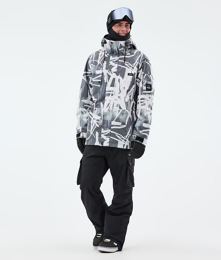 Dope Adept Snowboard Jacket Men Scribble Black, Image 2 of 9