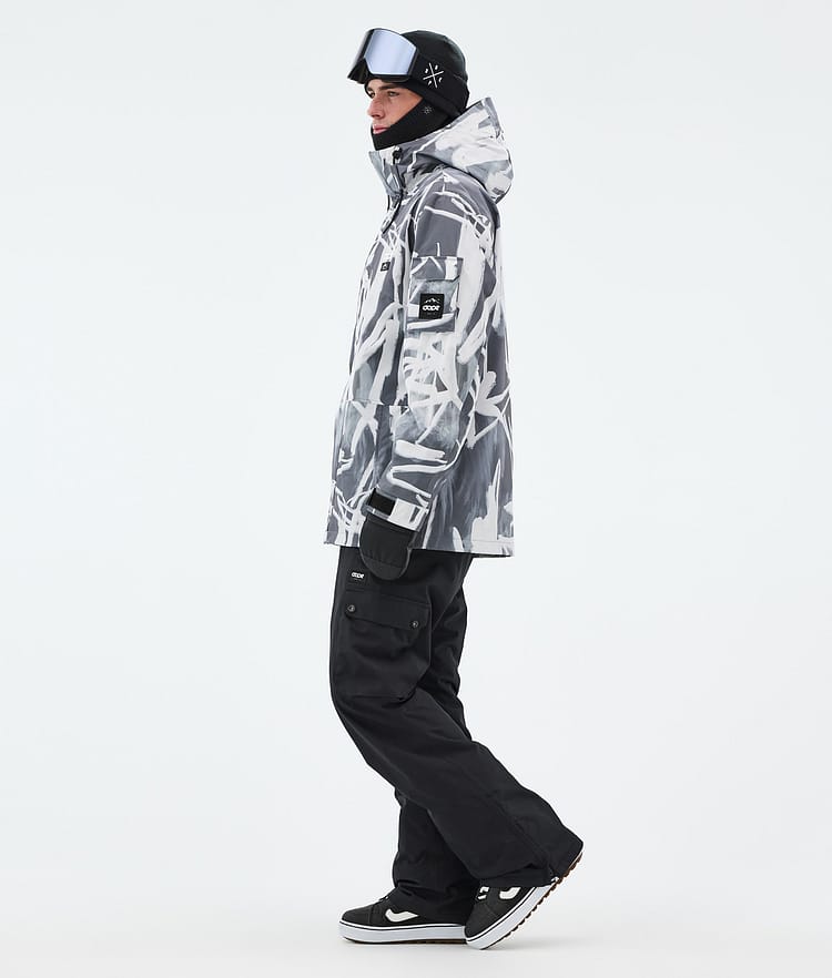 Dope Adept Snowboard Jacket Men Scribble Black, Image 3 of 9