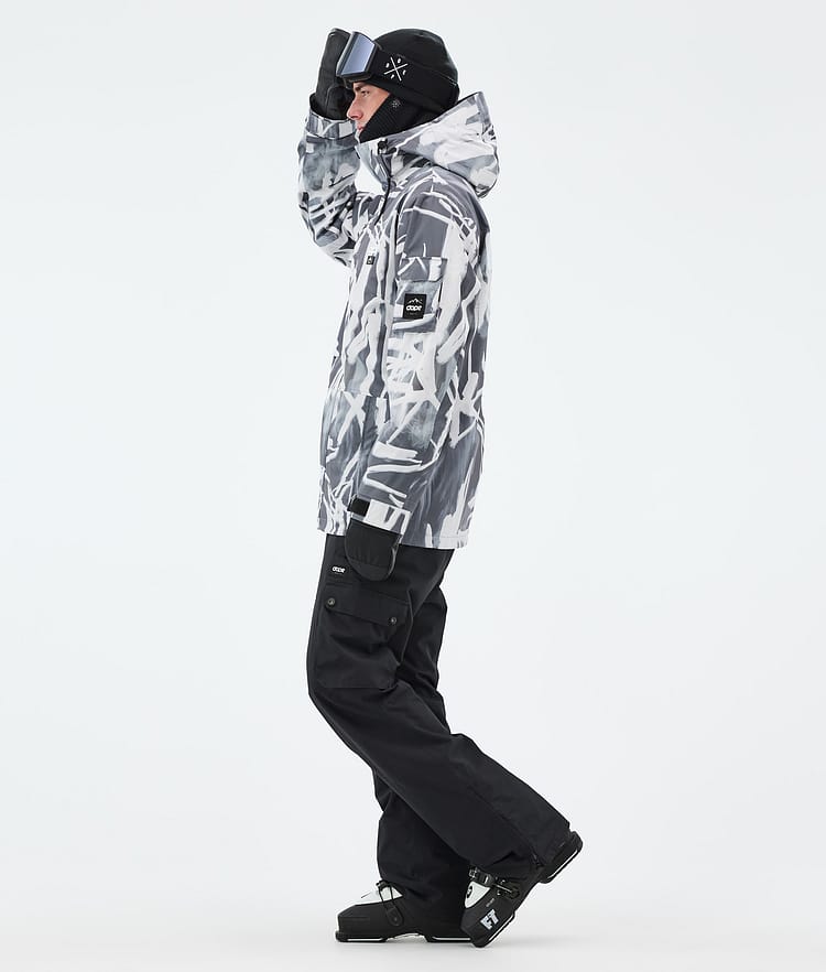 Dope Adept Ski Jacket Men Scribble Black, Image 3 of 9