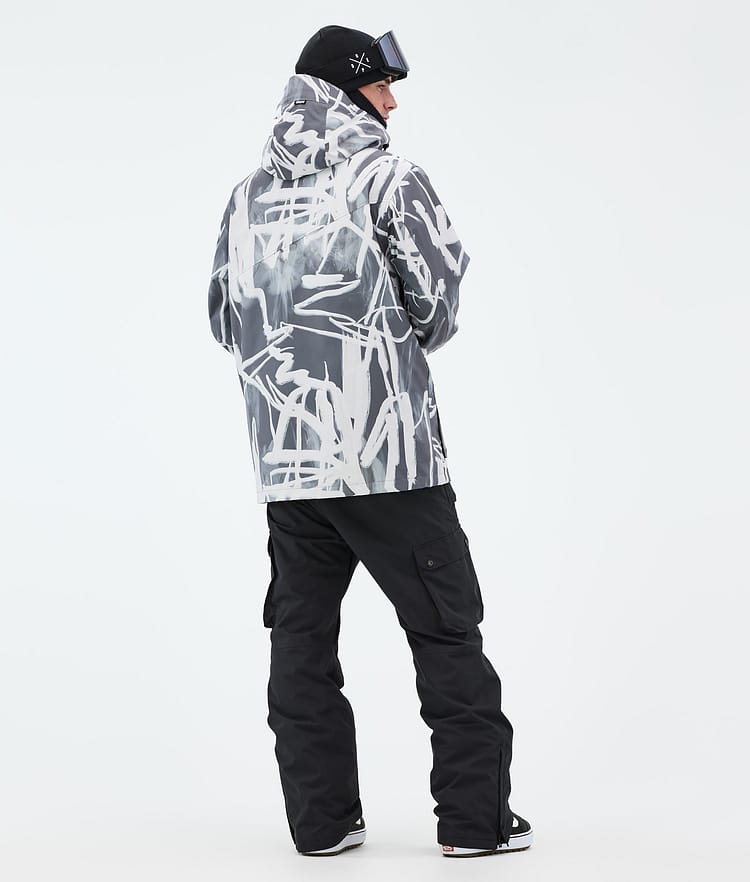 Dope Adept Snowboard Jacket Men Scribble Black, Image 4 of 9