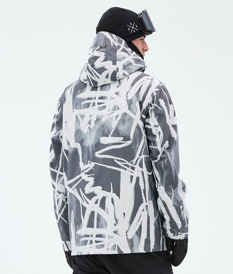 Dope Adept Snowboard Jacket Men Scribble Black, Image 6 of 9