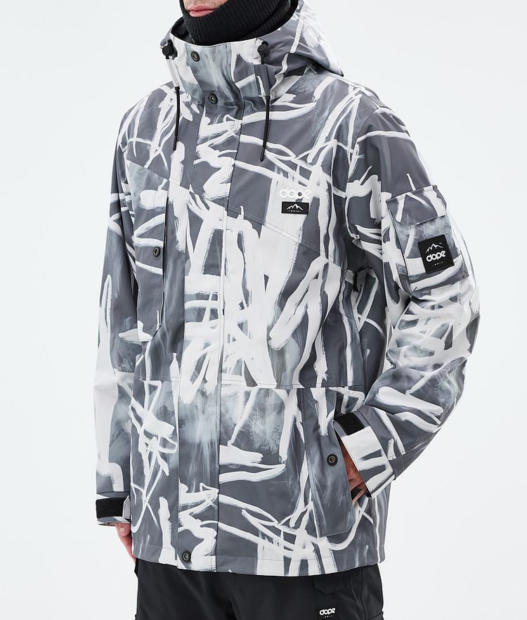 Dope Adept Snowboard Jacket Men Scribble Black, Image 7 of 9