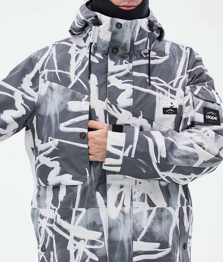 Dope Adept Ski Jacket Men Scribble Black, Image 8 of 9