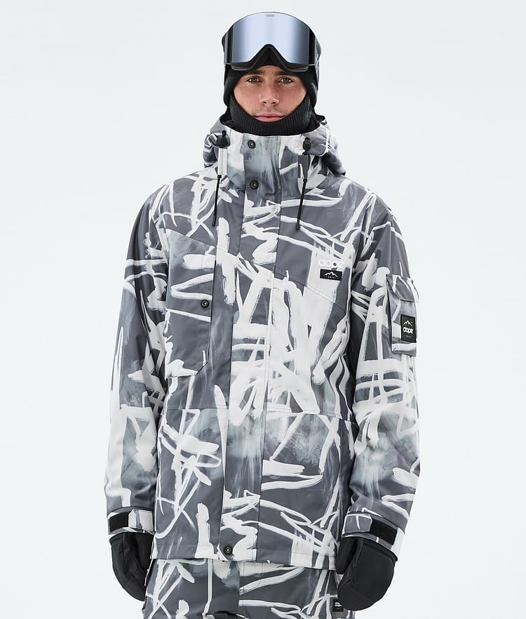 Dope Adept Snowboardjakke Herre Scribble Black, Billede 1 af 9