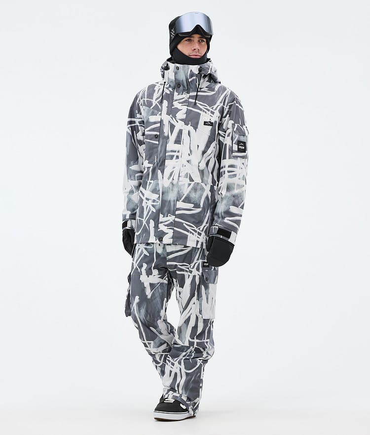 Dope Adept Snowboardjakke Herre Scribble Black, Billede 2 af 9