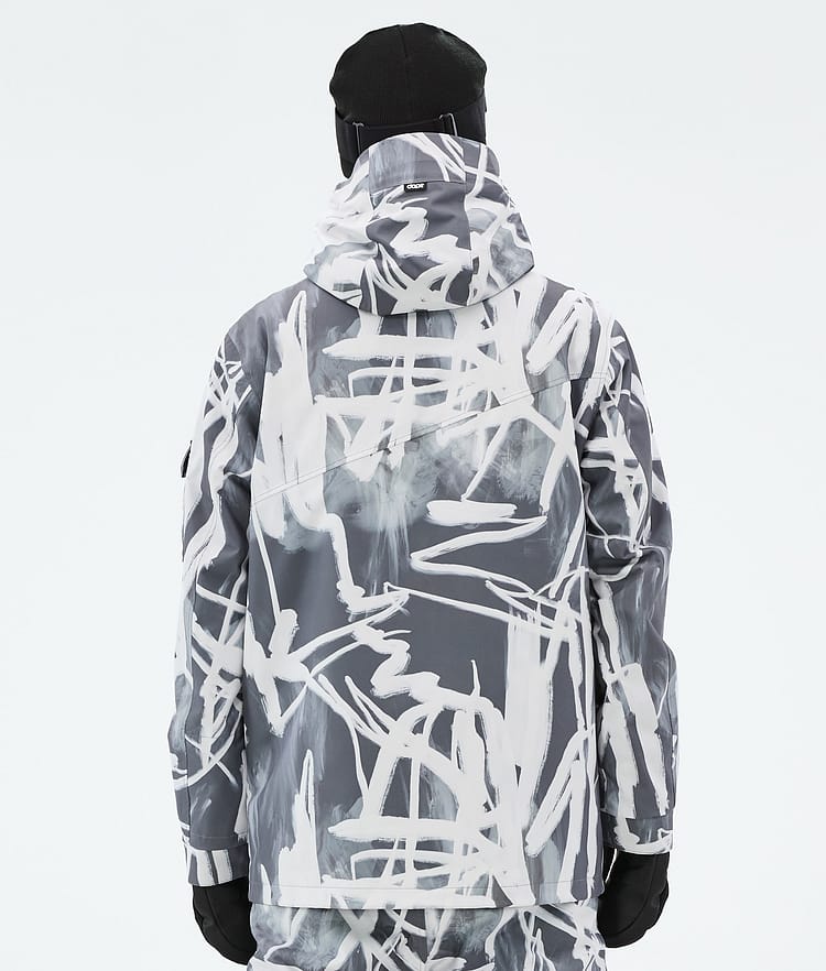 Dope Adept Skijacke Herren Scribble Black, Bild 6 von 9