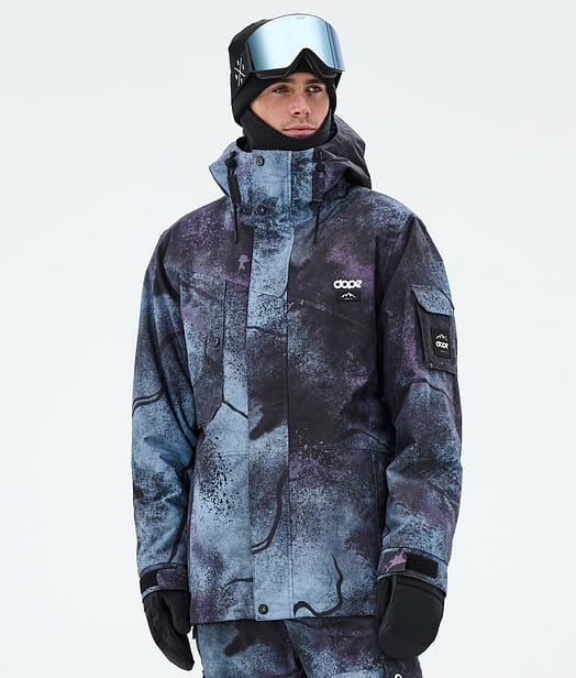 Dope Adept Snowboard Jacket Men Jungle Purple