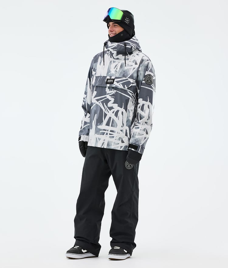 Dope Blizzard Snowboardjakke Herre Scribble Black, Billede 2 af 8